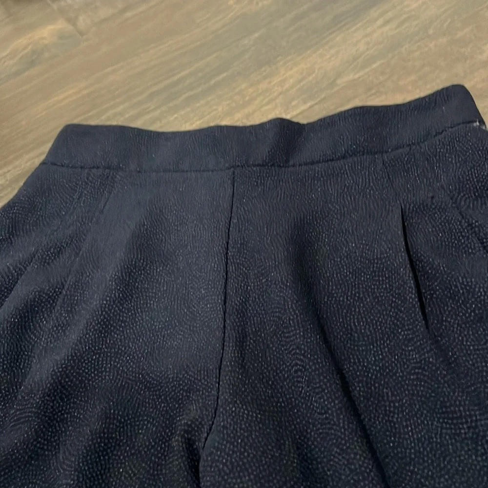 Nordstrom Chelsea 28 Cropped Wide Leg Trousers Sz L